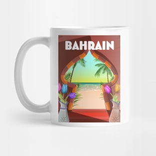 Bahrain Palace Travel poster Mug